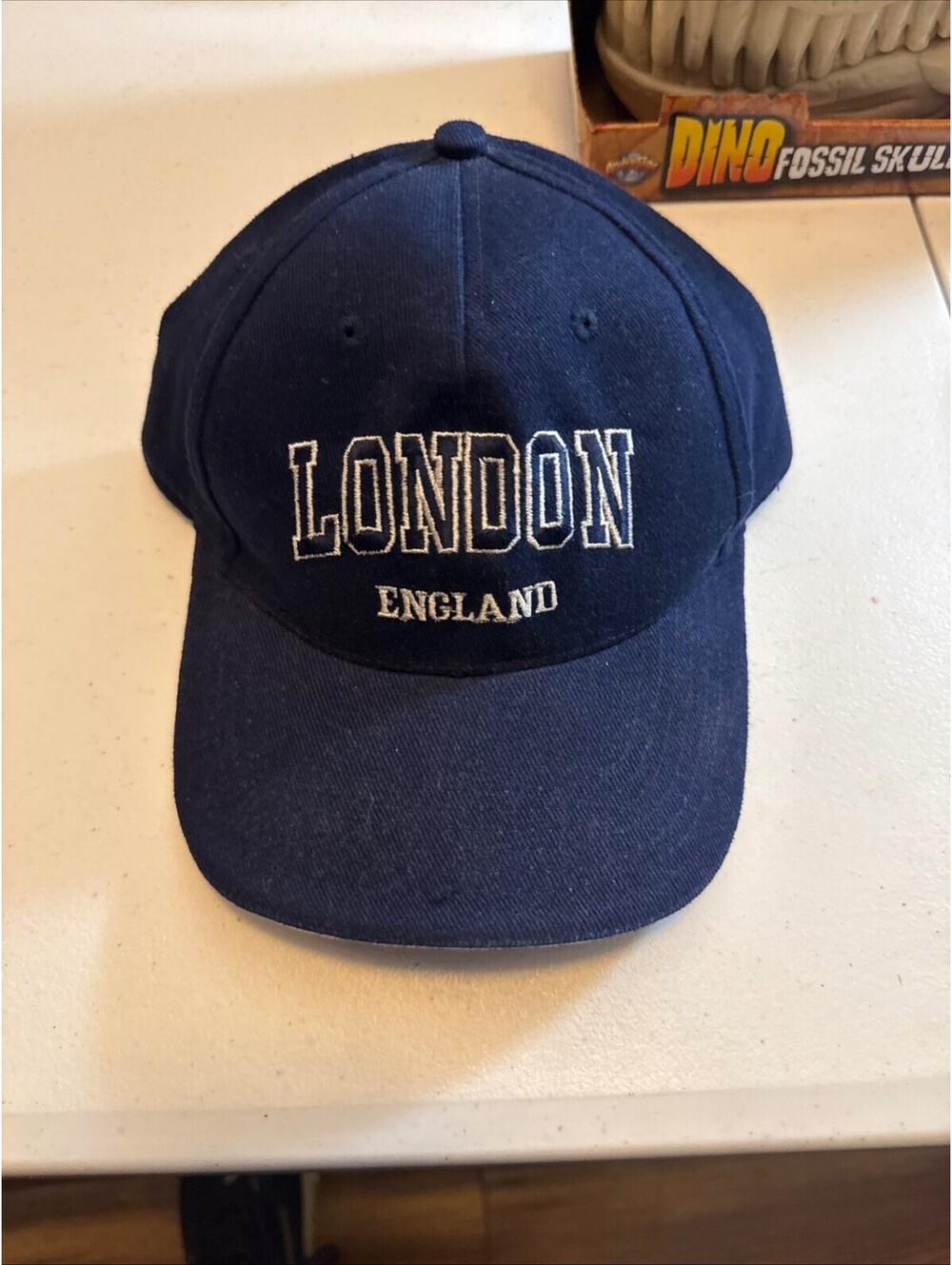 London England Baseball Cap Unisex Adjustable Navy UK Flag Embroidered